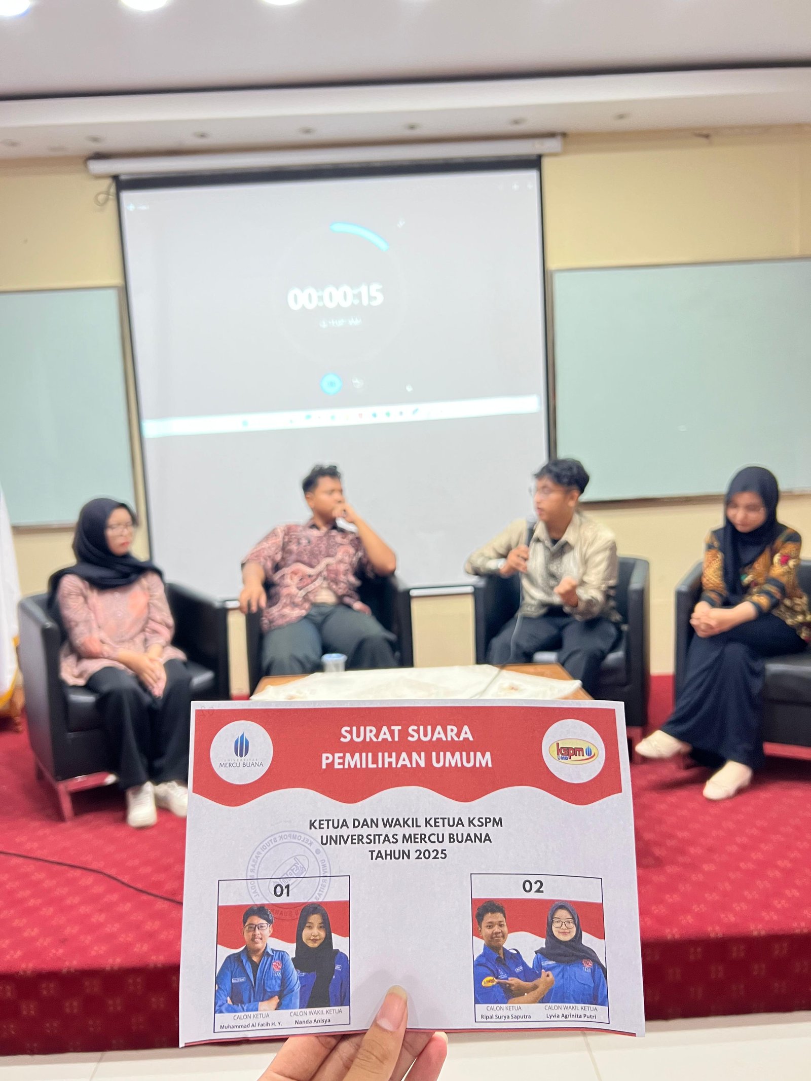 Pemaparan Visi Misi Calon